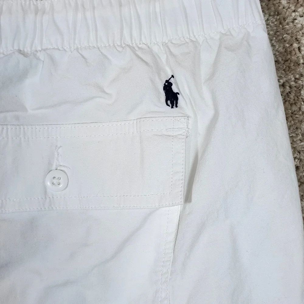 Polo‎ Ralph Lauren Shorts Relaxed Fit White Drawstring Casual 2XB